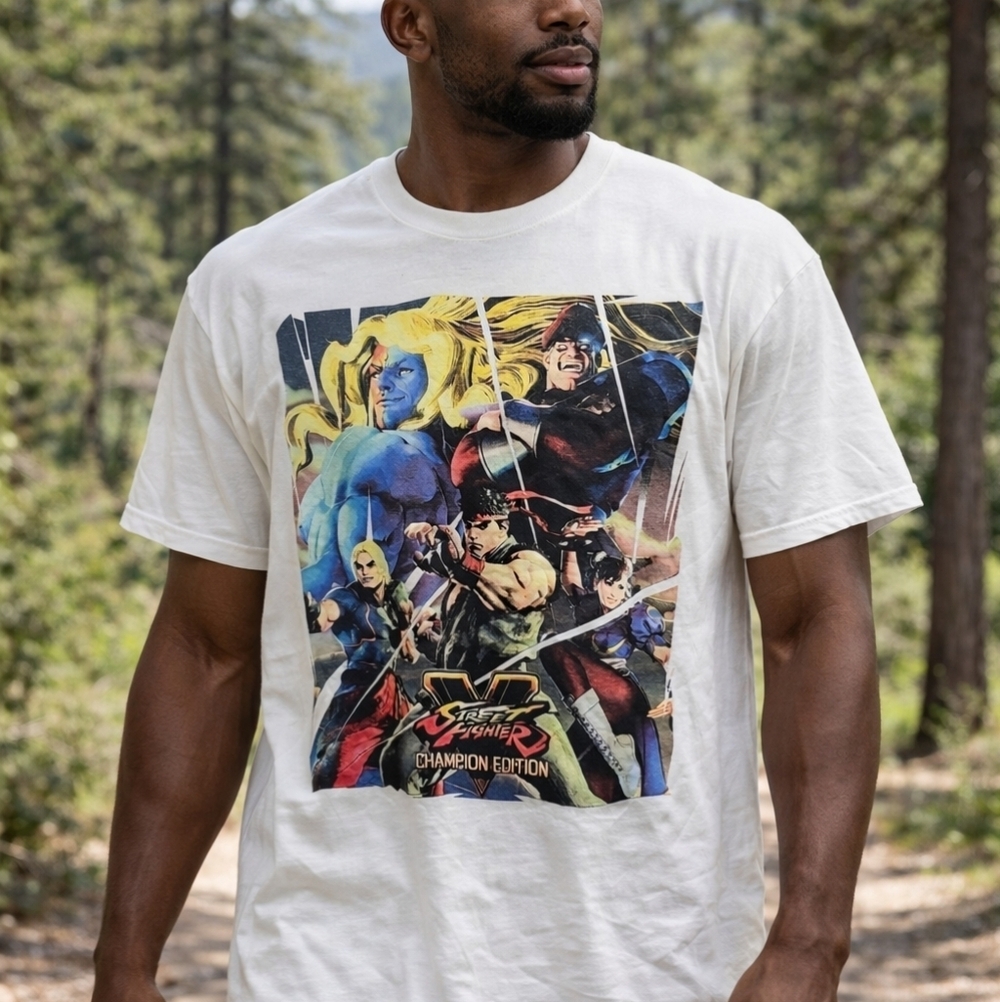 Street Fighter‎ CAPCOM Classic Tee Shirt Size Medium New